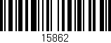 Código de barras (EAN, GTIN, SKU, ISBN): '15862'