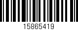 Código de barras (EAN, GTIN, SKU, ISBN): '15865419'