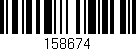 Código de barras (EAN, GTIN, SKU, ISBN): '158674'