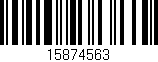 Código de barras (EAN, GTIN, SKU, ISBN): '15874563'