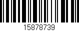 Código de barras (EAN, GTIN, SKU, ISBN): '15878739'