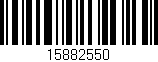 Código de barras (EAN, GTIN, SKU, ISBN): '15882550'