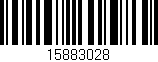 Código de barras (EAN, GTIN, SKU, ISBN): '15883028'