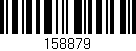 Código de barras (EAN, GTIN, SKU, ISBN): '158879'
