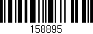 Código de barras (EAN, GTIN, SKU, ISBN): '158895'