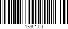 Código de barras (EAN, GTIN, SKU, ISBN): '15891.00'