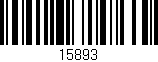 Código de barras (EAN, GTIN, SKU, ISBN): '15893'