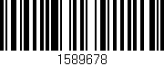 Código de barras (EAN, GTIN, SKU, ISBN): '1589678'