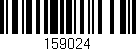 Código de barras (EAN, GTIN, SKU, ISBN): '159024'