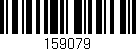 Código de barras (EAN, GTIN, SKU, ISBN): '159079'