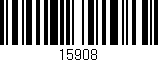 Código de barras (EAN, GTIN, SKU, ISBN): '15908'