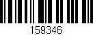 Código de barras (EAN, GTIN, SKU, ISBN): '159346'