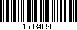Código de barras (EAN, GTIN, SKU, ISBN): '15934696'