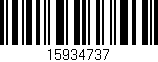 Código de barras (EAN, GTIN, SKU, ISBN): '15934737'