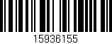 Código de barras (EAN, GTIN, SKU, ISBN): '15936155'