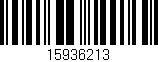 Código de barras (EAN, GTIN, SKU, ISBN): '15936213'