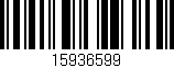 Código de barras (EAN, GTIN, SKU, ISBN): '15936599'