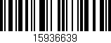 Código de barras (EAN, GTIN, SKU, ISBN): '15936639'