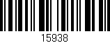 Código de barras (EAN, GTIN, SKU, ISBN): '15938'