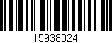 Código de barras (EAN, GTIN, SKU, ISBN): '15938024'