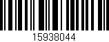 Código de barras (EAN, GTIN, SKU, ISBN): '15938044'