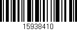 Código de barras (EAN, GTIN, SKU, ISBN): '15938410'