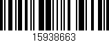 Código de barras (EAN, GTIN, SKU, ISBN): '15938663'