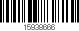 Código de barras (EAN, GTIN, SKU, ISBN): '15938666'
