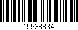 Código de barras (EAN, GTIN, SKU, ISBN): '15938834'