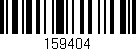 Código de barras (EAN, GTIN, SKU, ISBN): '159404'