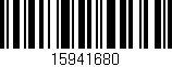 Código de barras (EAN, GTIN, SKU, ISBN): '15941680'