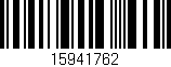 Código de barras (EAN, GTIN, SKU, ISBN): '15941762'