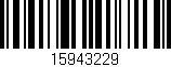 Código de barras (EAN, GTIN, SKU, ISBN): '15943229'