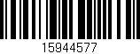 Código de barras (EAN, GTIN, SKU, ISBN): '15944577'