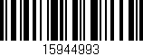 Código de barras (EAN, GTIN, SKU, ISBN): '15944993'