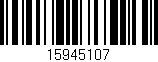 Código de barras (EAN, GTIN, SKU, ISBN): '15945107'