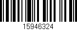Código de barras (EAN, GTIN, SKU, ISBN): '15946324'