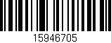 Código de barras (EAN, GTIN, SKU, ISBN): '15946705'