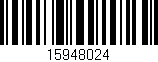 Código de barras (EAN, GTIN, SKU, ISBN): '15948024'