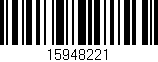 Código de barras (EAN, GTIN, SKU, ISBN): '15948221'