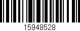 Código de barras (EAN, GTIN, SKU, ISBN): '15948528'