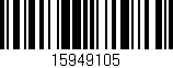 Código de barras (EAN, GTIN, SKU, ISBN): '15949105'