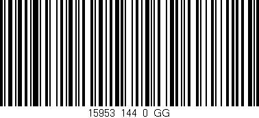 Código de barras (EAN, GTIN, SKU, ISBN): '15953_144_0_GG'
