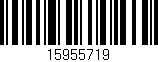 Código de barras (EAN, GTIN, SKU, ISBN): '15955719'