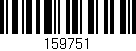 Código de barras (EAN, GTIN, SKU, ISBN): '159751'