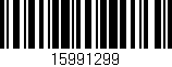 Código de barras (EAN, GTIN, SKU, ISBN): '15991299'