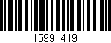 Código de barras (EAN, GTIN, SKU, ISBN): '15991419'