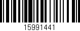 Código de barras (EAN, GTIN, SKU, ISBN): '15991441'