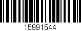 Código de barras (EAN, GTIN, SKU, ISBN): '15991544'