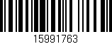 Código de barras (EAN, GTIN, SKU, ISBN): '15991763'